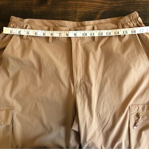 Gash Hao Zip Off Convertible Pants Mens Size 36 Backpacking Hiking Camping Tan - Picture 5 of 13